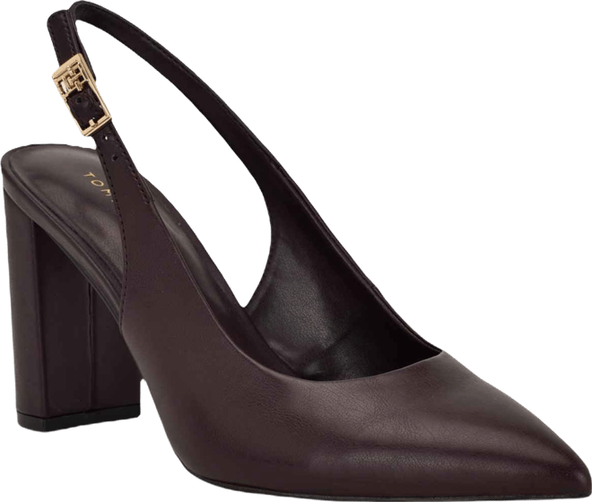 Women's Azalee High Block Heel Slingback Pumps