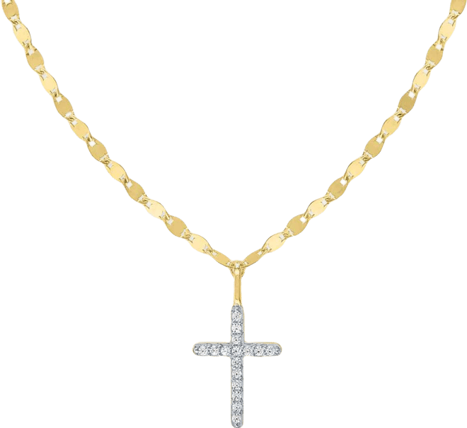 Diamond Pendant Necklace (1/10 ct. t.w.) in Sterling Silver