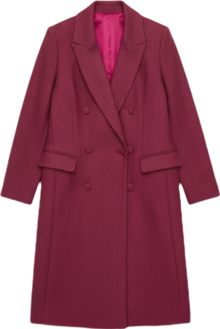 Women's Jakki Tailored Herringbone Print Coat