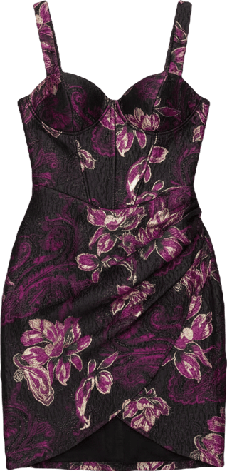 Women's Derry Floral Lurex Jacquard Midi Dress