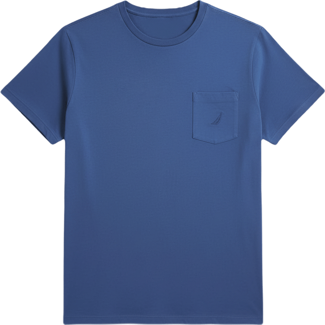 Men's Classic-Fit Solid Crew Neck Pocket T-Shirt