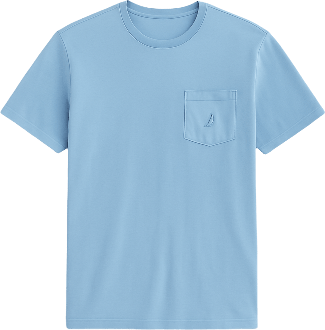 Men's Classic-Fit Solid Crew Neck Pocket T-Shirt