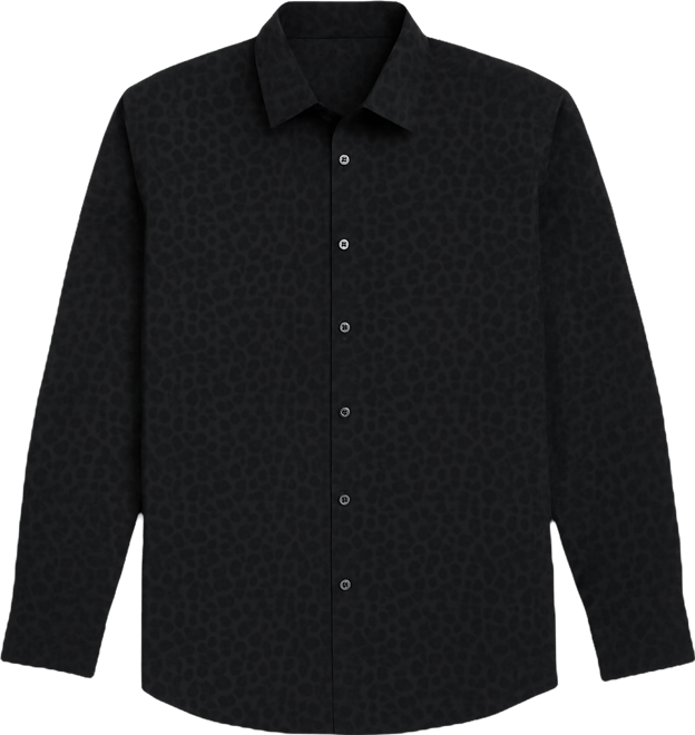 Men's Leopard Printed Long-Sleeve Dress Shirt, Macy's Exclusive
