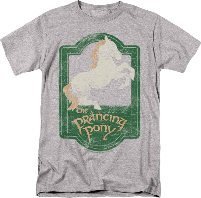 Men's Prancing Pony Sign T Shirt