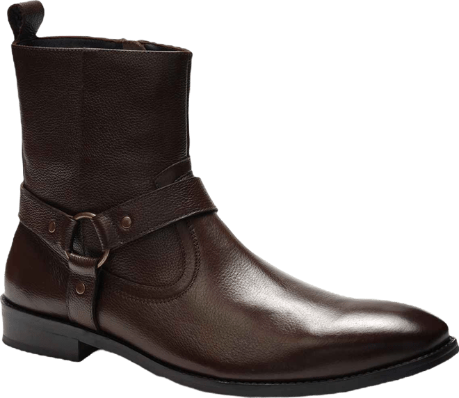 Anthony Veer Men's Westin Side Zipper Harness Boots