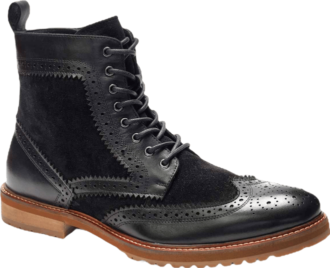 Anthony Veer Men's Langston Wingtip Lace-Up Boots