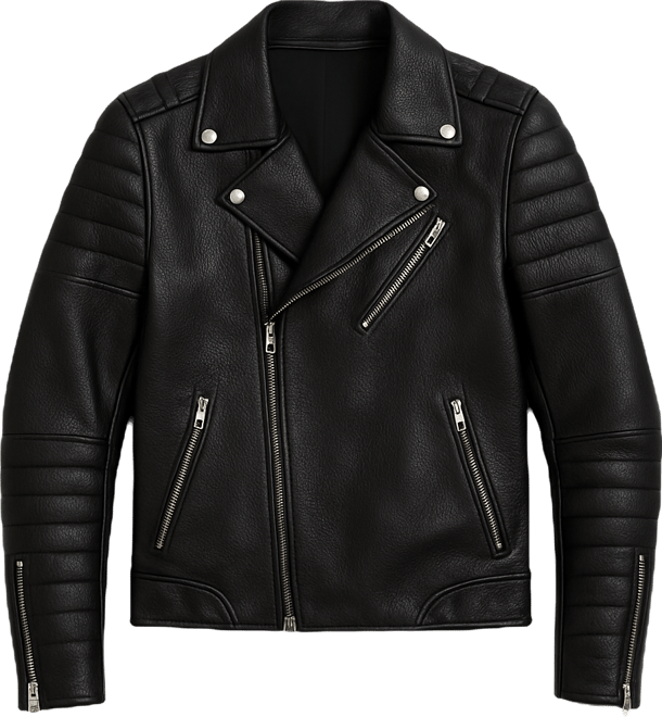 Men's Biker Jacket, Black