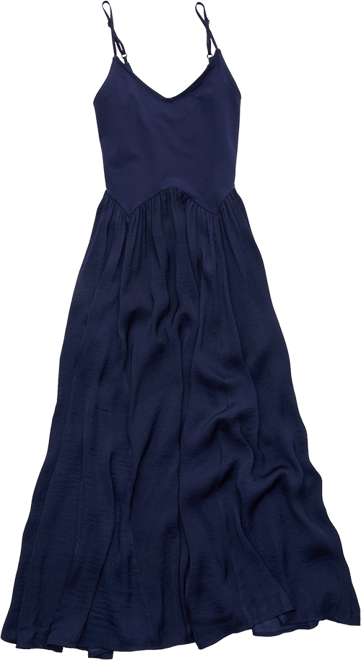aerie satin midi dress Aerie Satin At The Barre Dress