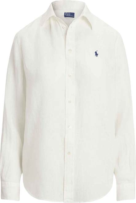 Women's Classic-Fit 100% Linen Shirt