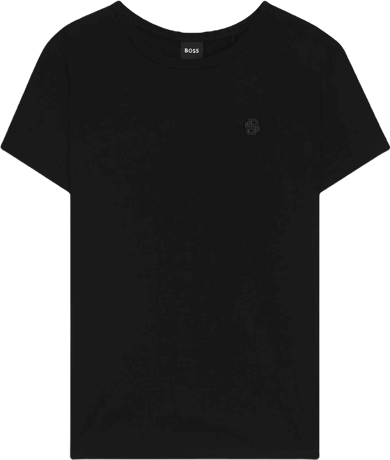 Boss by  Women's Slim-Fit Mercerised-Cotton T-Shirt
