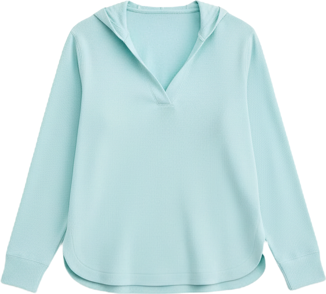 Petite Relaxed-Fit Henley Hoodie, Macy's Exclusive