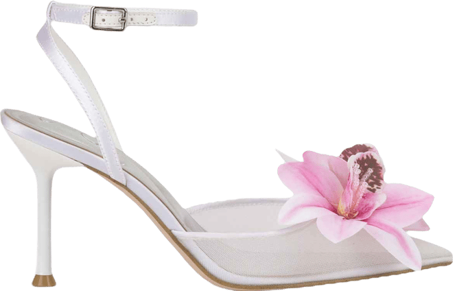 Women's Vilyria Orchid Embellished Mid-Heel Pumps