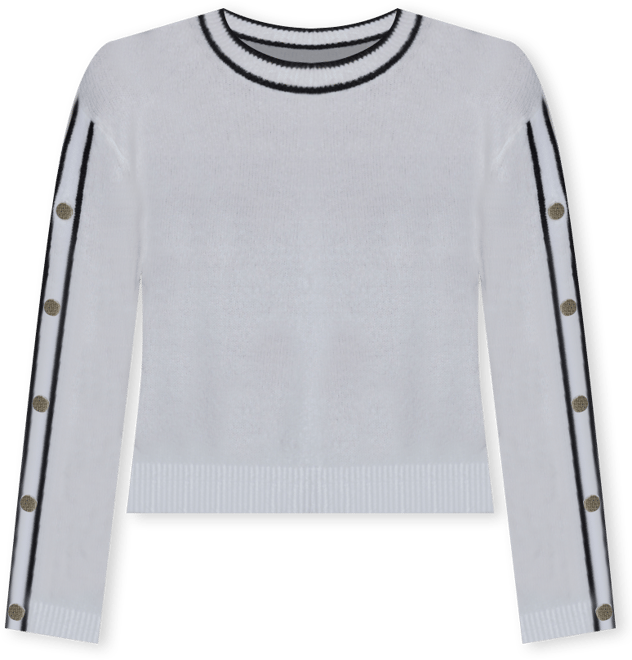 Women's Contrast Trim Pull-On Sweater