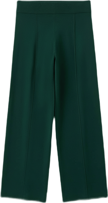 Women's Stitching Detail Knitted Trousers