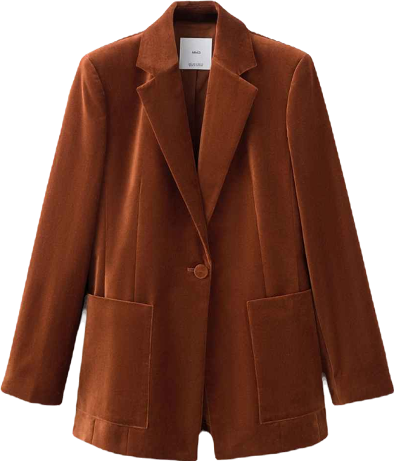 Women's Pockets Velvet Jacket