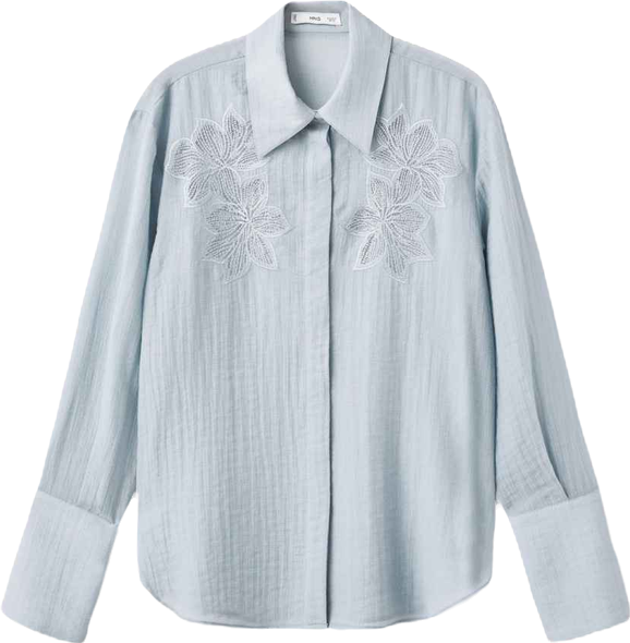 Women's Embroidered Lyocell Blouse