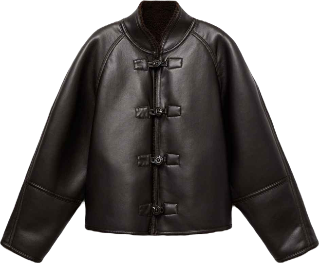 Women's Shearling-Effect Reversible Jacket