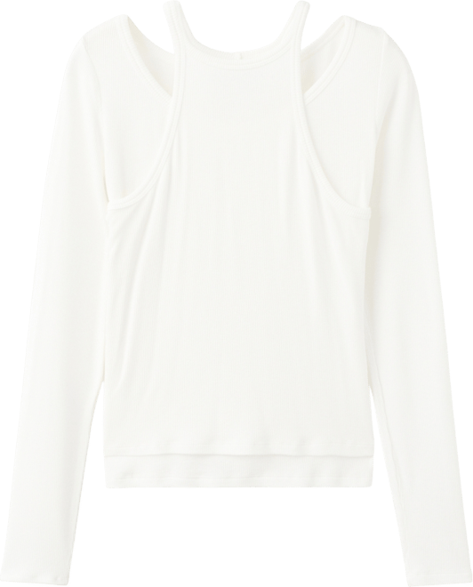 Women's Ribbed Combined T-Shirt