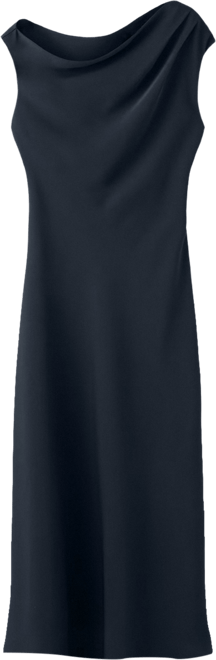 Women's Asymmetrical Neckline A-Line Dress