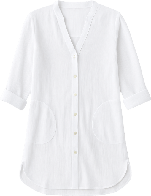 Women's Button-Down Swim Shirt