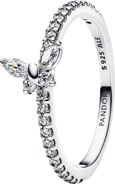 Sparkling Butterfly Ring