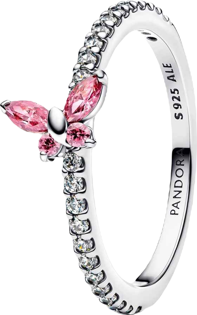 Sparkling Butterfly Ring