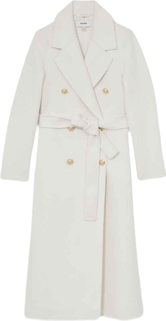 Women's Double-Breasted Blindseam Wool-Blend Coat