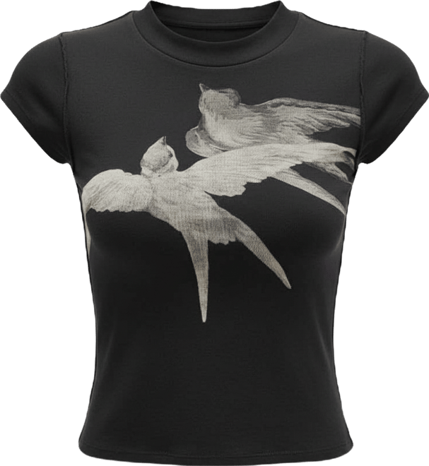 Women's Birds In Flight Crew Neck T-Shirt