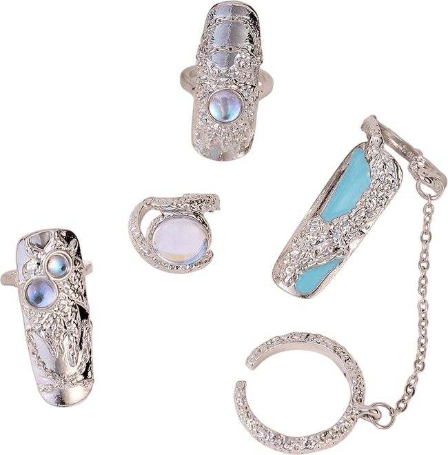 Women's The Jasmine Nail Rings