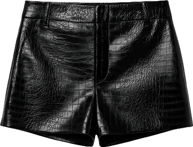 Women's Matilde Faux Crocodile Leather Shorts