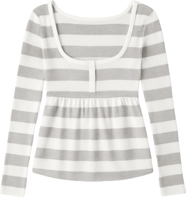 Women's Lockie Striped Knit Babydoll Top