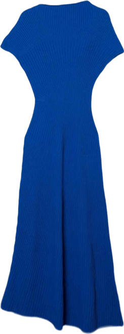 Women's Stitch Detail Knit Midi Dress
