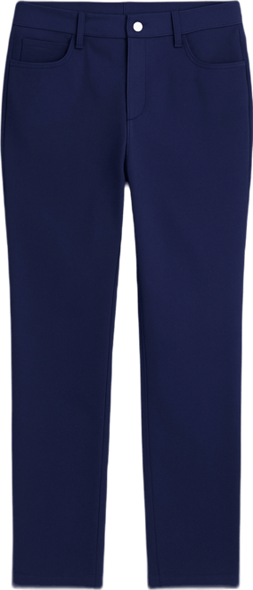 Petite Fly Front Lexington Straight Pants
