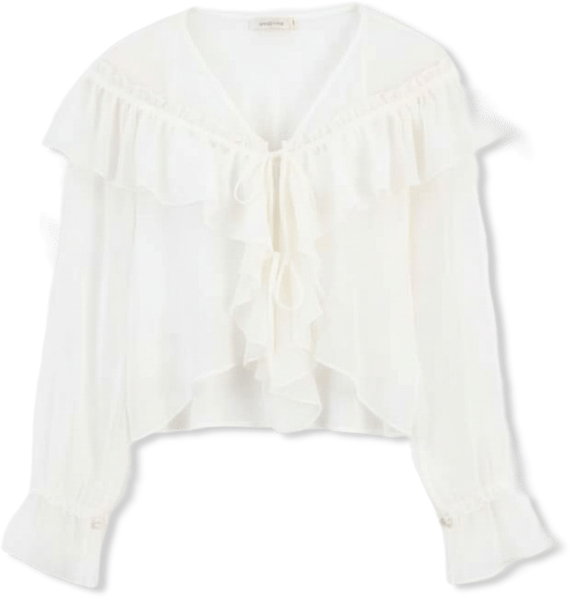 Women's Ruffled Chiffon Blouse, Macy's Exclusive