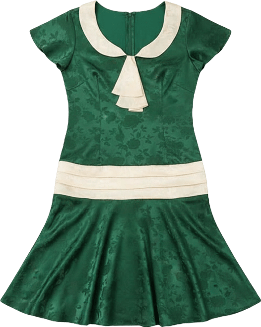 Plus Size 1920s Wilshire Flapper Day Dress