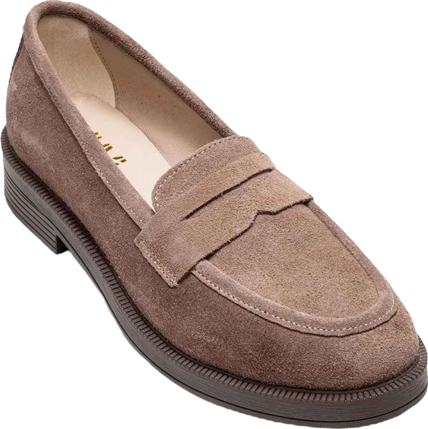 Bree Platform Penny Leather Loafer (Women)