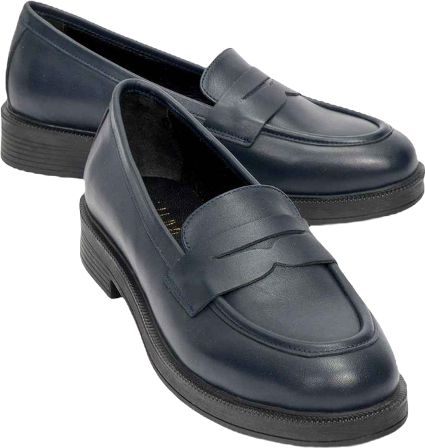 Bree Platform Penny Leather Loafer (Women)