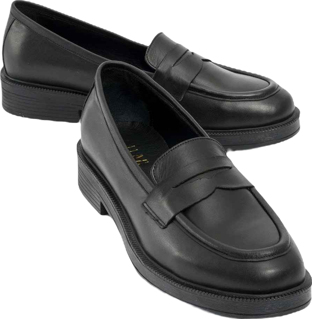 Bree Platform Penny Leather Loafer (Women)