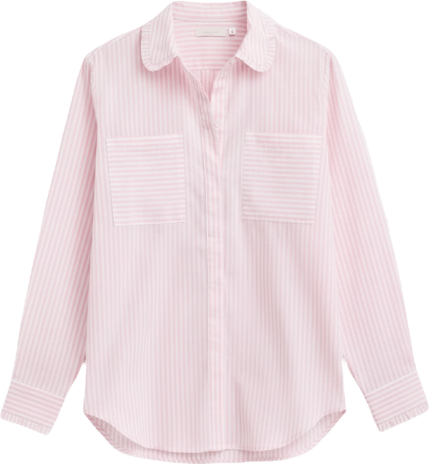 Women's Ruffle Trim Button-Down Shirt, Macy's Exclusive