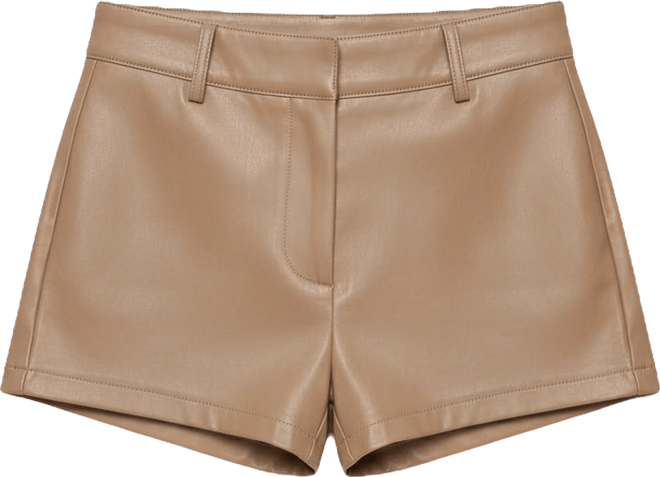 Women's Melaney Faux Leather Micro Shorts