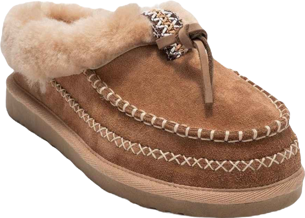 Noriel Leather Moccasin Slippers (Women)