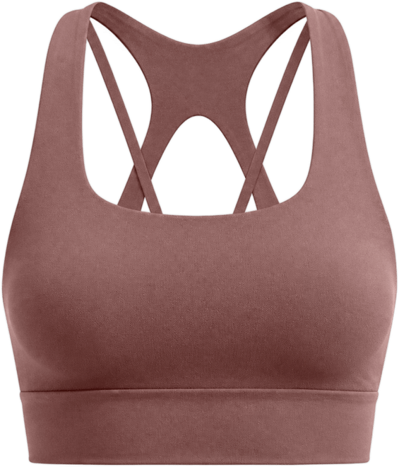 Nike Zenvy Bra deportivo de baja sujeción de talle largo con almohadillas para mujer