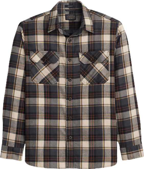 Men's Burnside Flannel Spread Collar Shirt