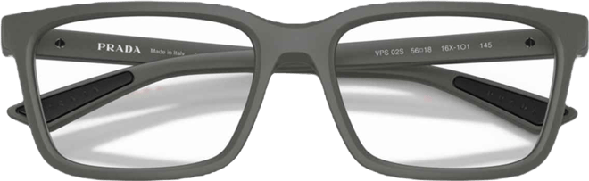 Men's Square Eyeglasses, Ps 02SV