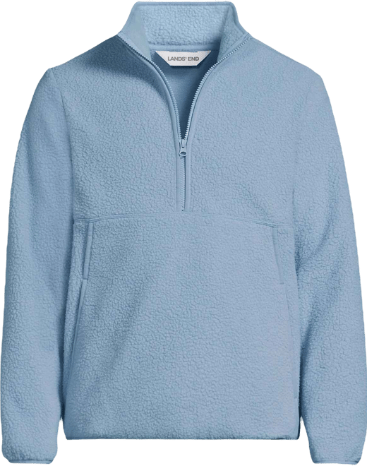 Men's Half Zip High Pile Fleece Pullover