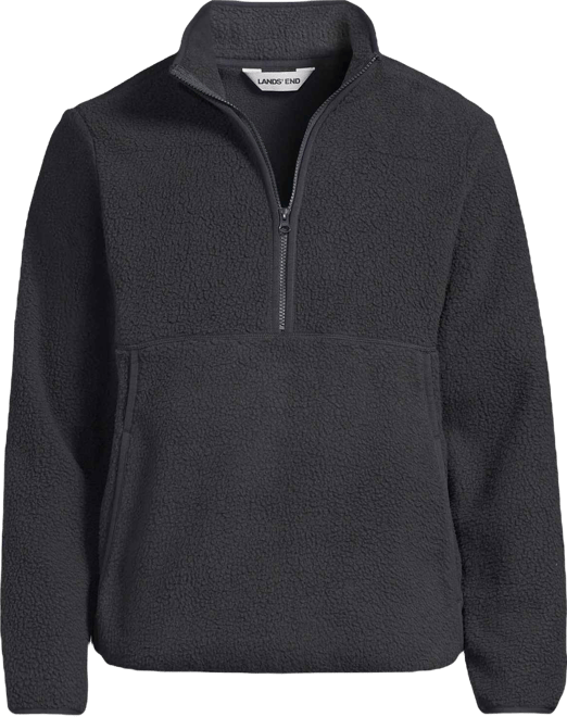 Men's Half Zip High Pile Fleece Pullover