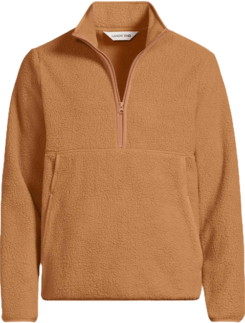 Men's Half Zip High Pile Fleece Pullover