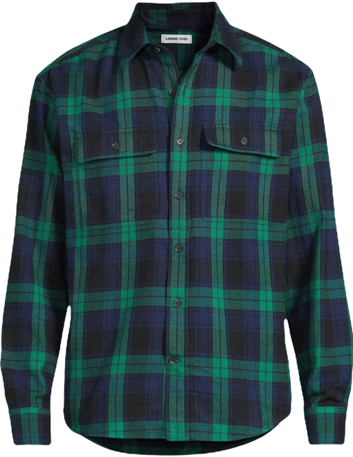 Men's Long Sleeve RainDefense Flannel Shirt