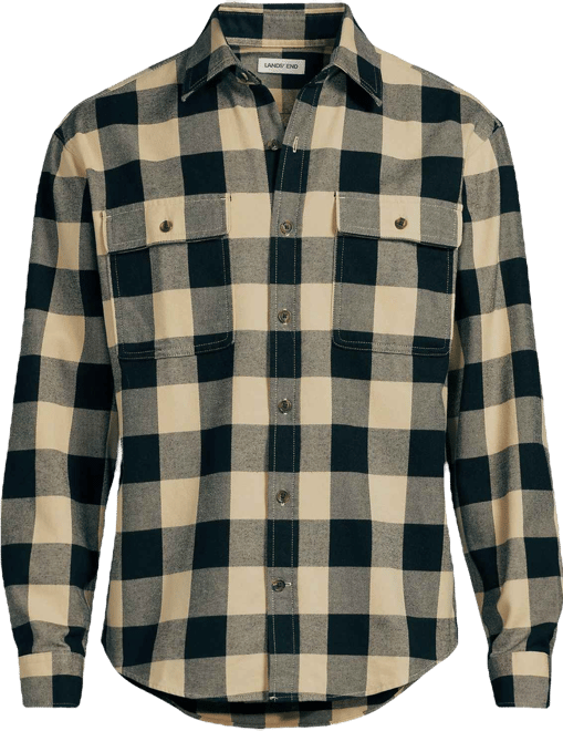 Men's Long Sleeve RainDefense Flannel Shirt