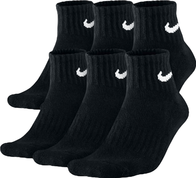 Men's Cotton Quarter Socks 6-Pack
